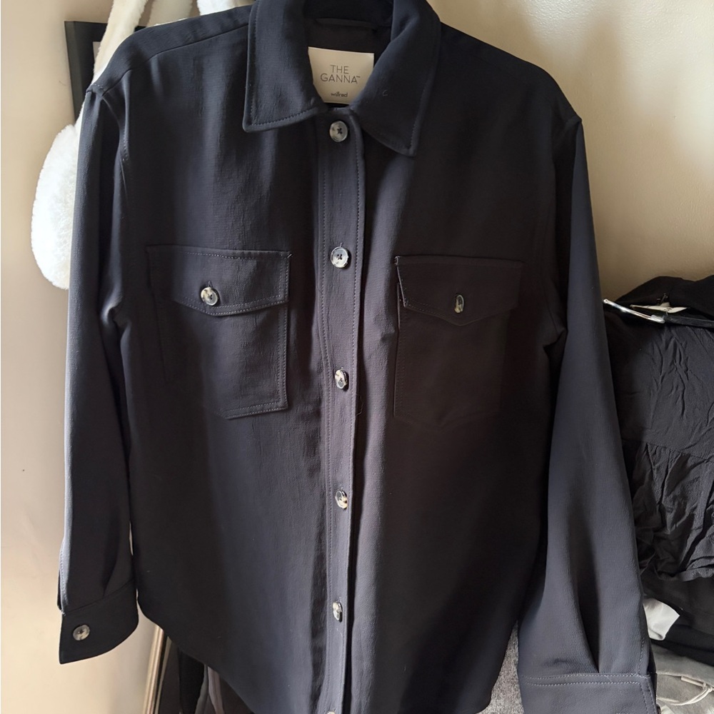 Ganna shirt Jacket Japanese crepe
